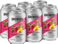 Growers Raspberry Ginger Zinger Cider