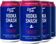 Georgian Bay Raspberry & Rhubarb Vodka Smash